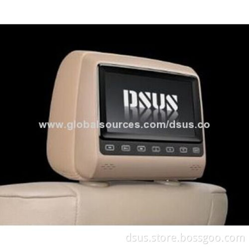 Car headrest monitor, 7-inch Headrest Monitor, Support AV IN